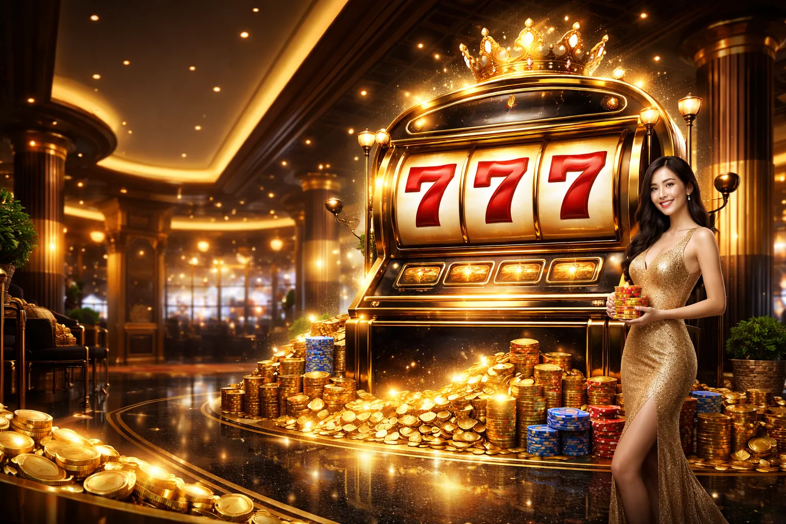 Trò chơi slot rực rỡ tại 77 Ball Cổng Game